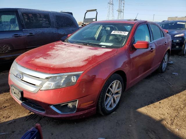 3FAHP0JG7AR322667 - 2010 FORD FUSION SEL RED photo 1