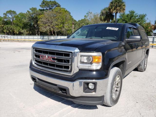 1GTV2UEC8EZ157661 - 2014 GMC SIERRA K1500 SLE BLACK photo 1