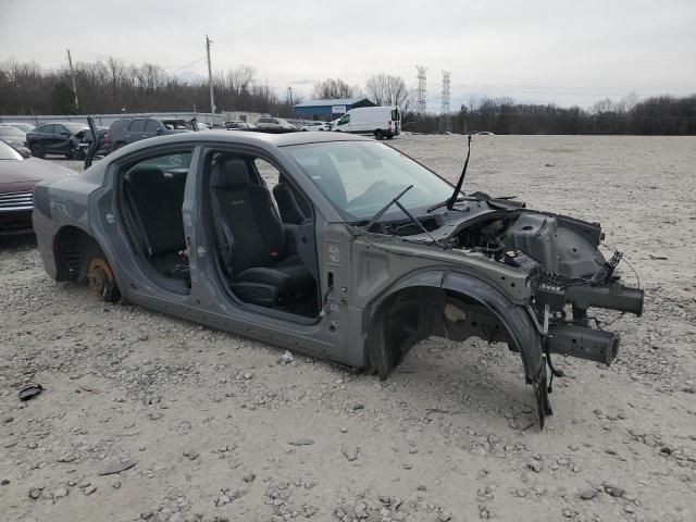 2C3CDXGJ2JH157653 - 2018 DODGE CHARGER R/T 392 GRAY photo 4