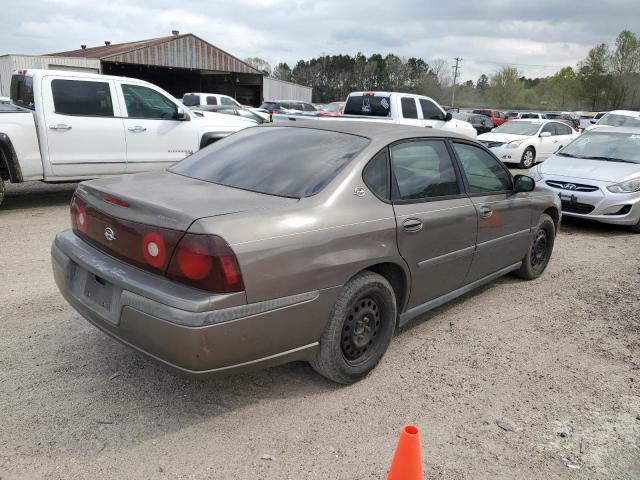 2G1WF52E229277877 - 2002 CHEVROLET IMPALA BROWN photo 3