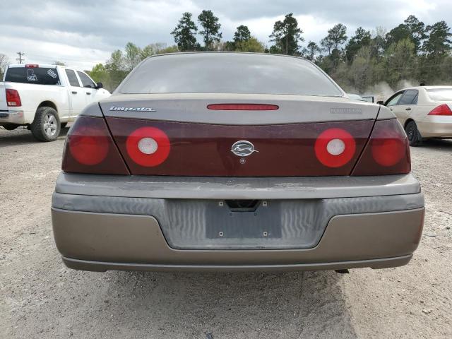 2G1WF52E229277877 - 2002 CHEVROLET IMPALA BROWN photo 6