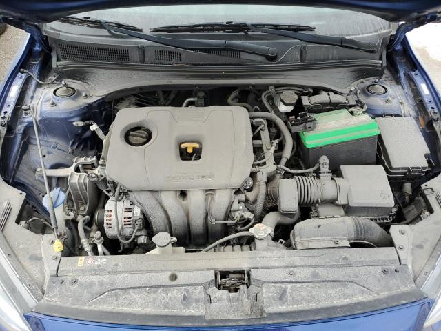 3KPF24ADXLE182279 - 2020 KIA FORTE FE BLUE photo 11