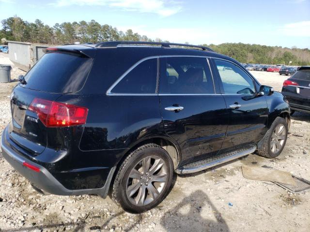 2HNYD2H60CH506532 - 2012 ACURA MDX ADVANCE BLACK photo 3