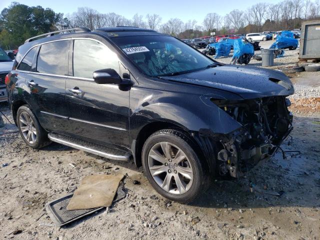 2HNYD2H60CH506532 - 2012 ACURA MDX ADVANCE BLACK photo 4