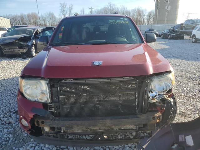 1FMCU9D74BKB29407 - 2011 FORD ESCAPE XLT RED photo 5