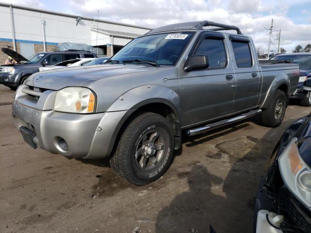 1N6ED29Y54C427853 - 2004 NISSAN FRONTIER CREW CAB XE V6 GRAY photo 1