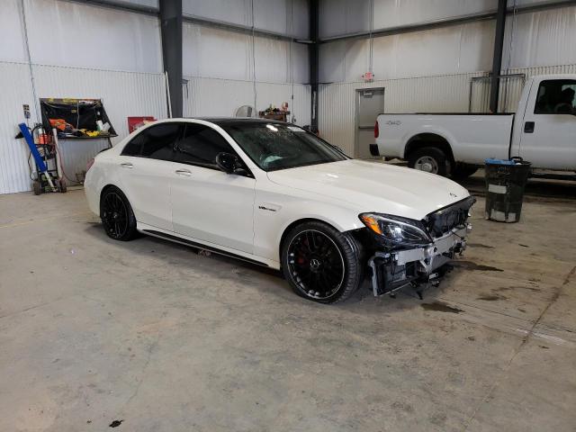 55SWF8HBXHU204569 - 2017 MERCEDES-BENZ C 63 AMG-S WHITE photo 4