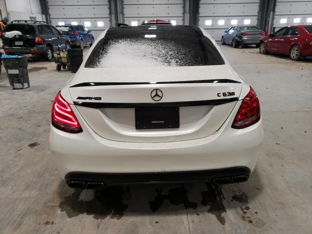 55SWF8HBXHU204569 - 2017 MERCEDES-BENZ C 63 AMG-S WHITE photo 6