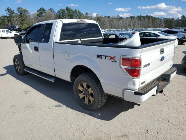 1FTFX1EF7DFD30374 - 2013 FORD F150 SUPER CAB WHITE photo 2