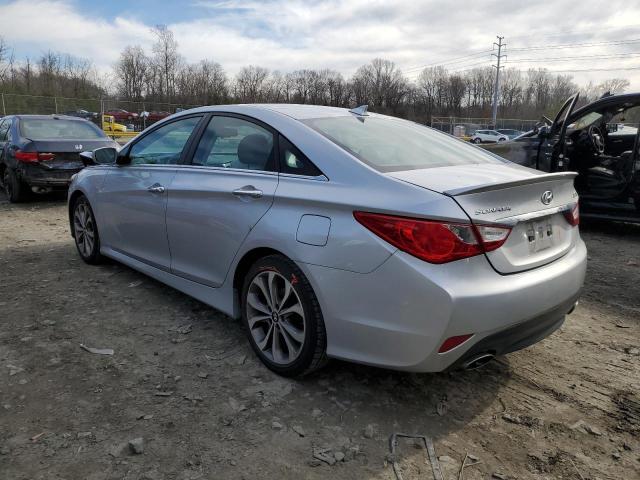 5NPEC4AB9EH884762 - 2014 HYUNDAI SONATA SE SILVER photo 2