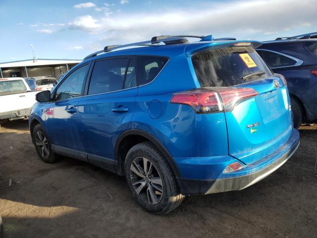 JTMRFREV7JJ727565 - 2018 TOYOTA RAV4 ADVENTURE BLUE photo 2