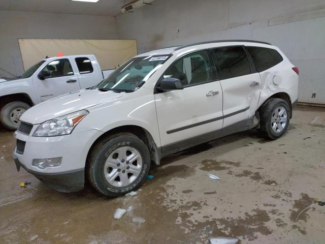 1GNKREED6CJ403462 - 2012 CHEVROLET TRAVERSE LS WHITE photo 1