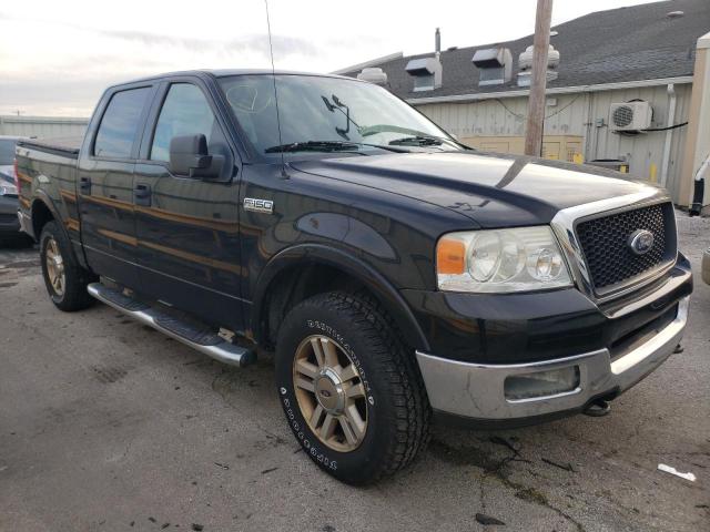 1FTPW14555KE88592 - 2005 FORD F150 SUPER BLACK photo 4