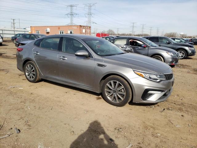 5XXGU4L12KG304026 - 2019 KIA OPTIMA EX GRAY photo 4