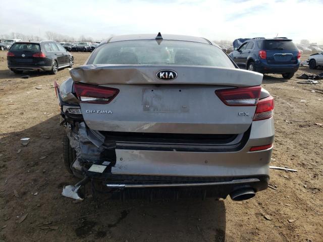 5XXGU4L12KG304026 - 2019 KIA OPTIMA EX GRAY photo 6