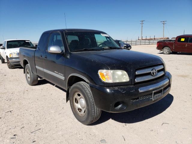 5TBRU34106S476909 - 2006 TOYOTA TUNDRA ACCESS CAB SR5 BLACK photo 4