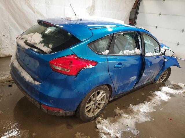 1FADP3K27FL259059 - 2015 FORD FOCUS SE BLUE photo 3