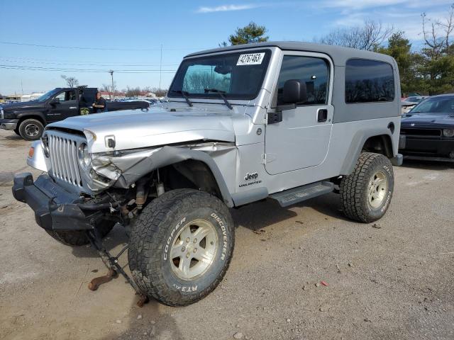 1J4FA44S65P317381 - 2005 JEEP WRANGLER / UNLIMITED SILVER photo 1