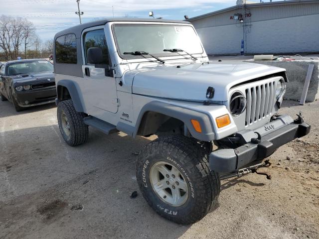 1J4FA44S65P317381 - 2005 JEEP WRANGLER / UNLIMITED SILVER photo 4