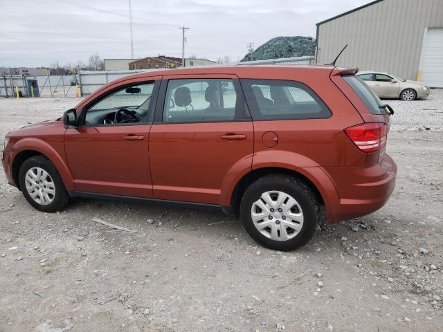 3C4PDCAB4ET264496 - 2014 DODGE JOURNEY SE ORANGE photo 2