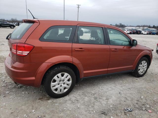 3C4PDCAB4ET264496 - 2014 DODGE JOURNEY SE ORANGE photo 3