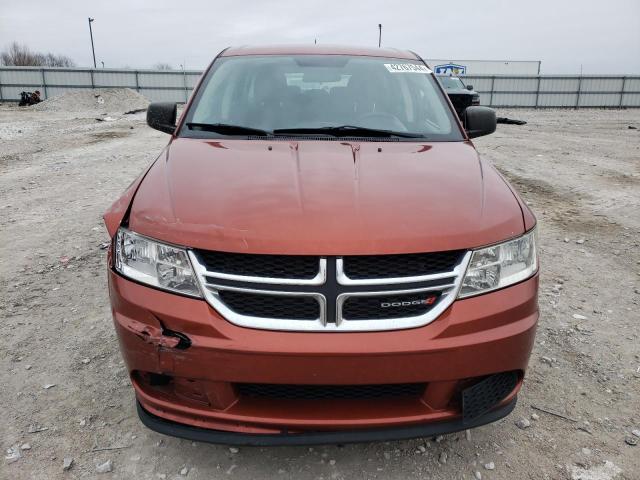 3C4PDCAB4ET264496 - 2014 DODGE JOURNEY SE ORANGE photo 5