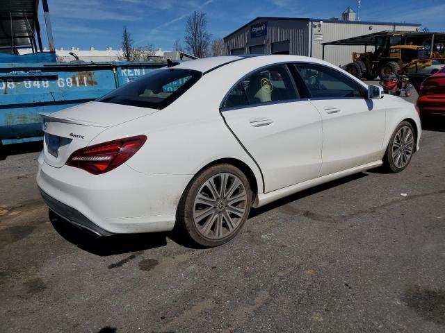 WDDSJ4GB1JN674785 - 2018 MERCEDES-BENZ CLA 250 4MATIC WHITE photo 3