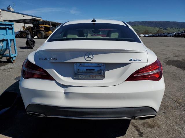 WDDSJ4GB1JN674785 - 2018 MERCEDES-BENZ CLA 250 4MATIC WHITE photo 6