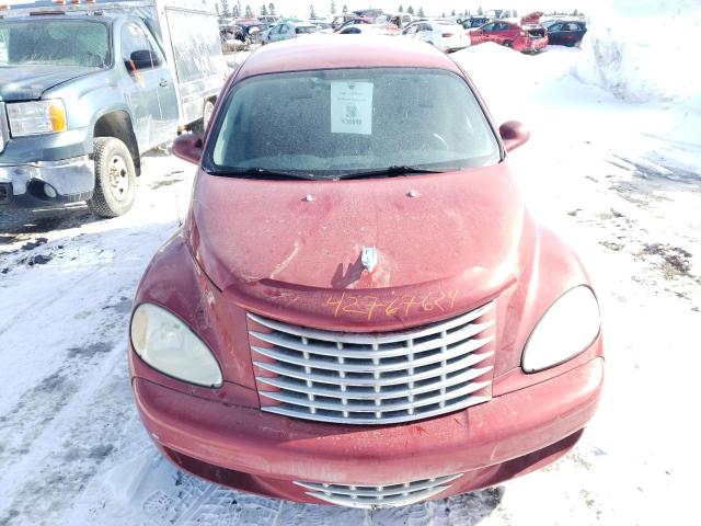 3C4FY48B85T632089 - 2005 CHRYSLER PT CRUISER RED photo 5