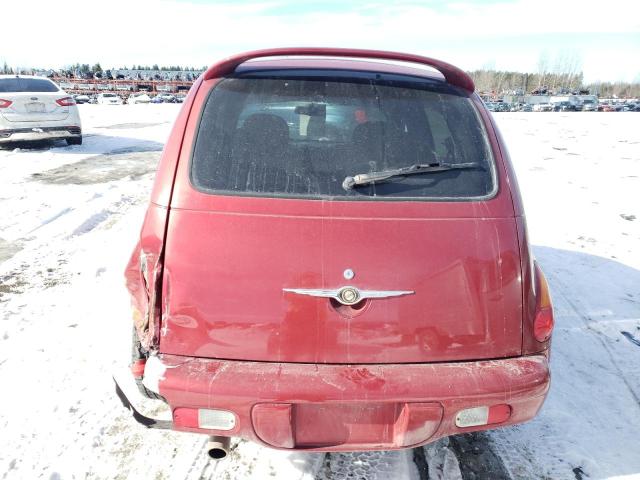 3C4FY48B85T632089 - 2005 CHRYSLER PT CRUISER RED photo 6