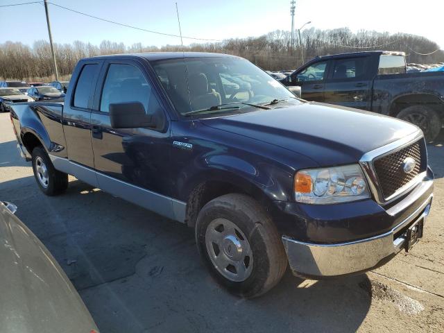 1FTRX12W28KD47114 - 2008 FORD F150 BLUE photo 4