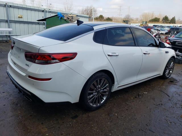 5XXGV4L26KG298141 - 2019 KIA OPTIMA SXL WHITE photo 3