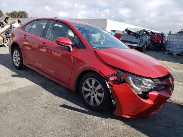 JTDEPMAE4MJ165262 - 2021 TOYOTA COROLLA LE RED photo 4