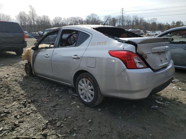 3N1CN7AP8KL860143 - 2019 NISSAN VERSA S SILVER photo 2