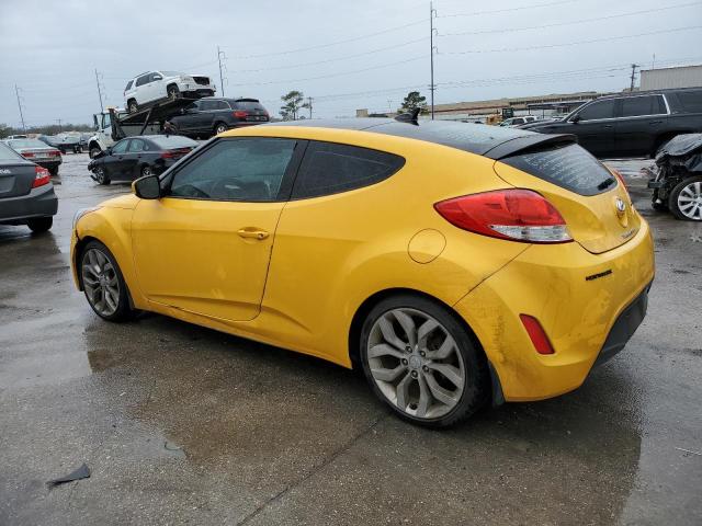 KMHTC6AD3FU237197 - 2015 HYUNDAI VELOSTER YELLOW photo 2