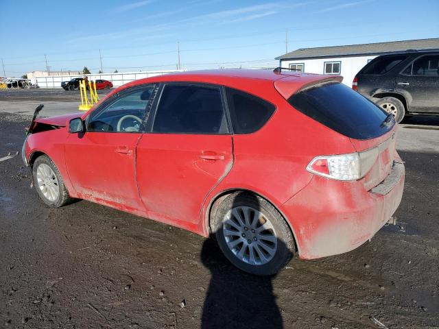 JF1GH61638G808753 - 2008 SUBARU IMPREZA 2.5I RED photo 2