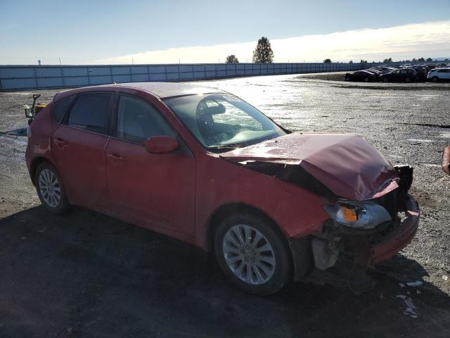 JF1GH61638G808753 - 2008 SUBARU IMPREZA 2.5I RED photo 4