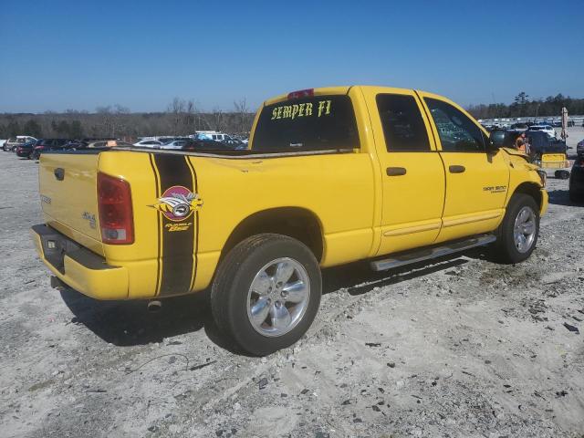 1D7HU18D74J289890 - 2004 DODGE RAM 1500 ST YELLOW photo 3