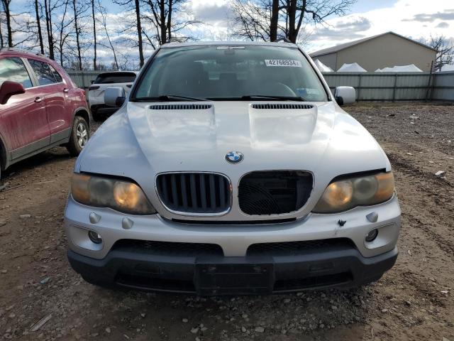 5UXFA13525LY00212 - 2005 BMW X5 3.0I GRAY photo 5