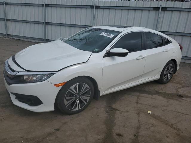 19XFC1F72HE201493 - 2017 HONDA CIVIC EXL WHITE photo 1