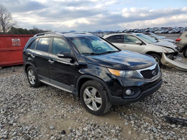 5XYKUDA2XDG365029 - 2013 KIA SORENTO EX BLACK photo 4