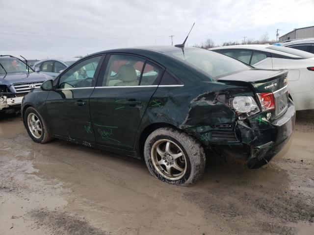 1G1P75SZ1E7144568 - 2014 CHEVROLET CRUZE GREEN photo 2