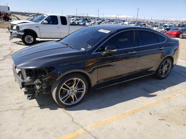 3FA6P0K9XDR118280 - 2013 FORD FUSION TITANIUM BLACK photo 1