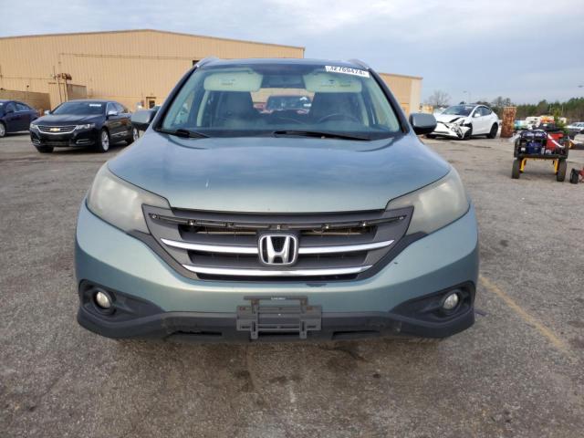 2HKRM4H71CH621730 - 2012 HONDA CR-V EXL TEAL photo 5