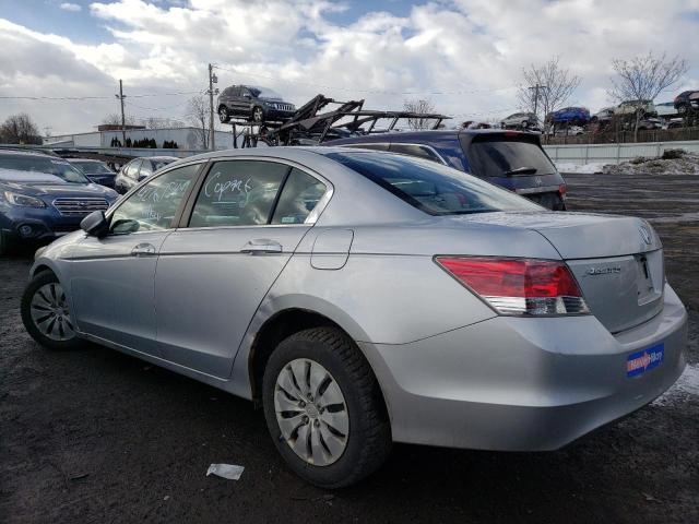 1HGCP26358A158766 - 2008 HONDA ACCORD LX SILVER photo 2