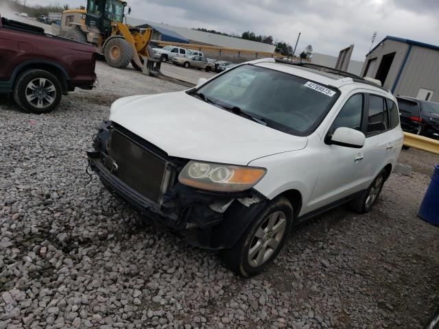 5NMSH13E77H122976 - 2007 HYUNDAI SANTA FE SE WHITE photo 1