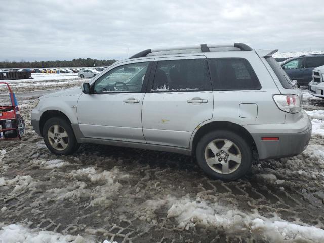 JA4LX41G23U063541 - 2003 MITSUBISHI OUTLANDER XLS SILVER photo 2