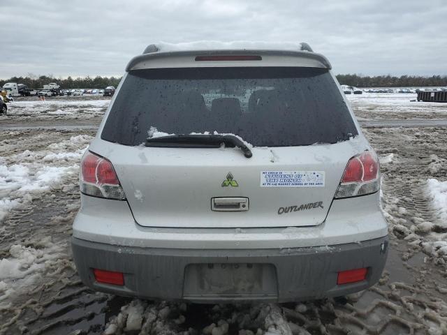 JA4LX41G23U063541 - 2003 MITSUBISHI OUTLANDER XLS SILVER photo 6