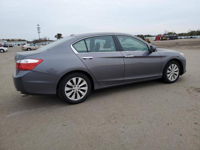 1HGCR3F80FA022540 - 2015 HONDA ACCORD EXL GRAY photo 3