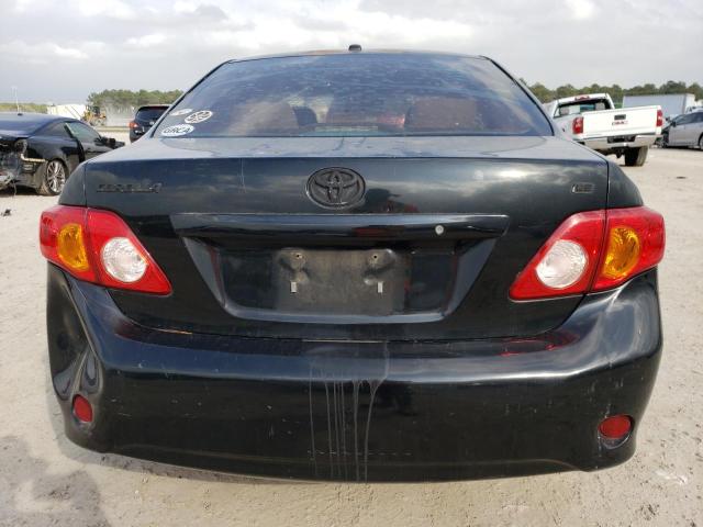 2T1BU4EE6AC432933 - 2010 TOYOTA COROLLA BASE BLACK photo 6
